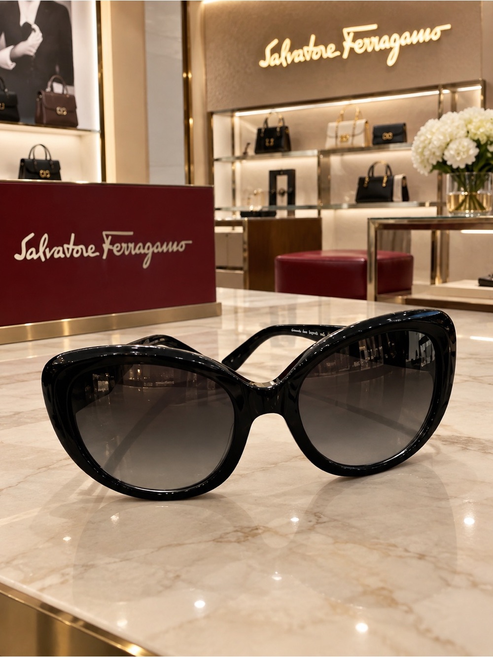 Salvatore Ferragamo oversized sunglasses 🕶️